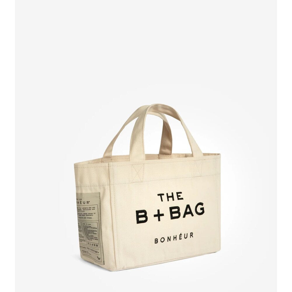 The B + Bag Bonheur Canvas Tote - Bonheur çanta - görsel 2 | ZAINI