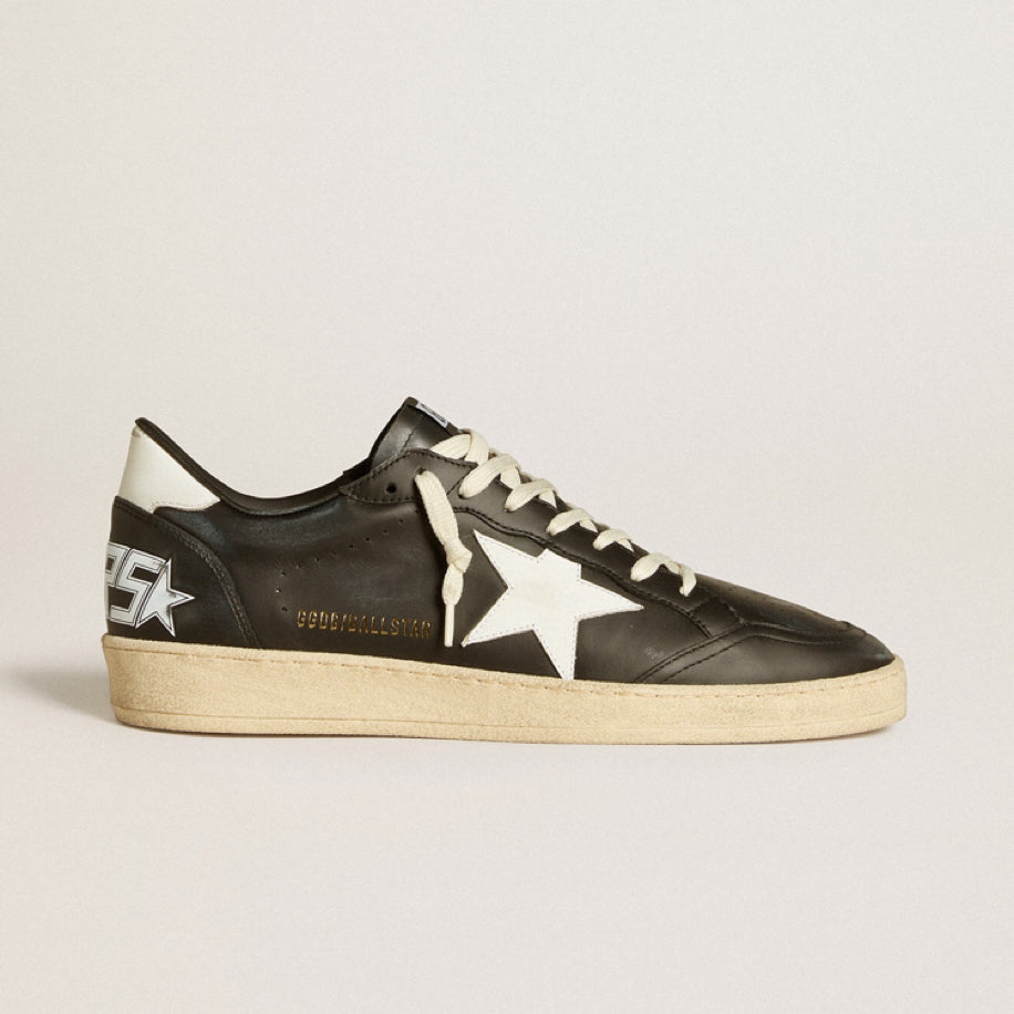 Golden Goose Ball Star in Black Nappa with White Leather Star - Golden Goose ayakkabı - görsel 1 | ZAINI