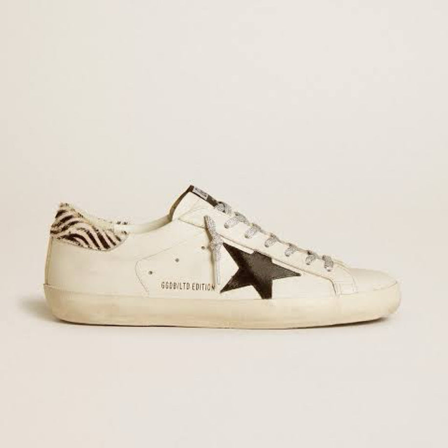 Golden Goose Super-Star White Zebra Pony Star - Golden Goose ayakkabı - görsel 1 | ZAINI