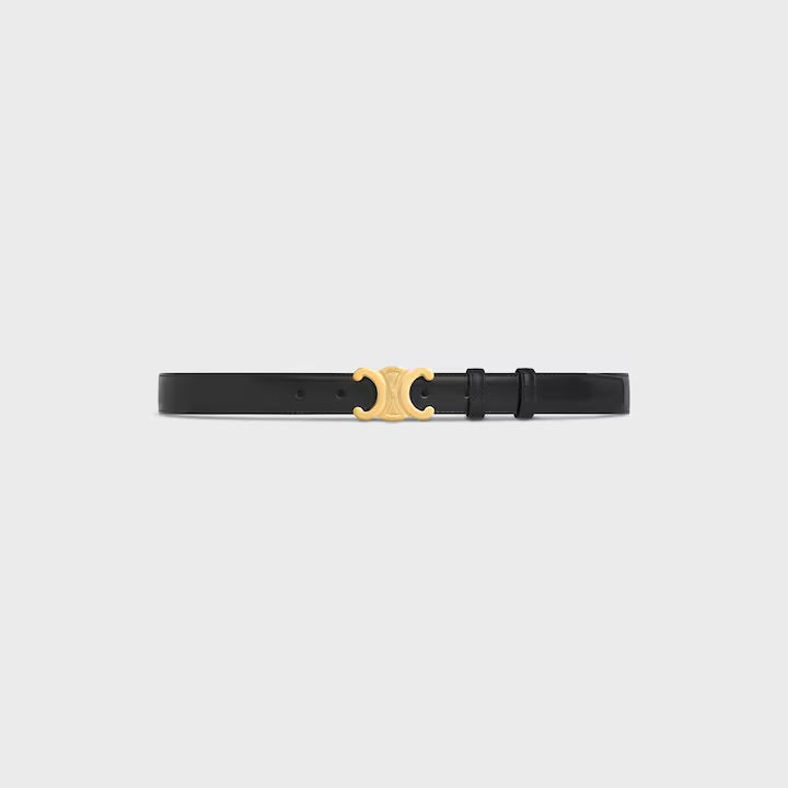 Celine Triomphe Belt in Natural Calfskin Black - Celine aksesuar - görsel 1 | ZAINI