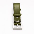 Saint Laurent Cassandre Thin Belt in Smooth Leather – Haki - Saint Laurent aksesuar - görsel 1 | ZAINI