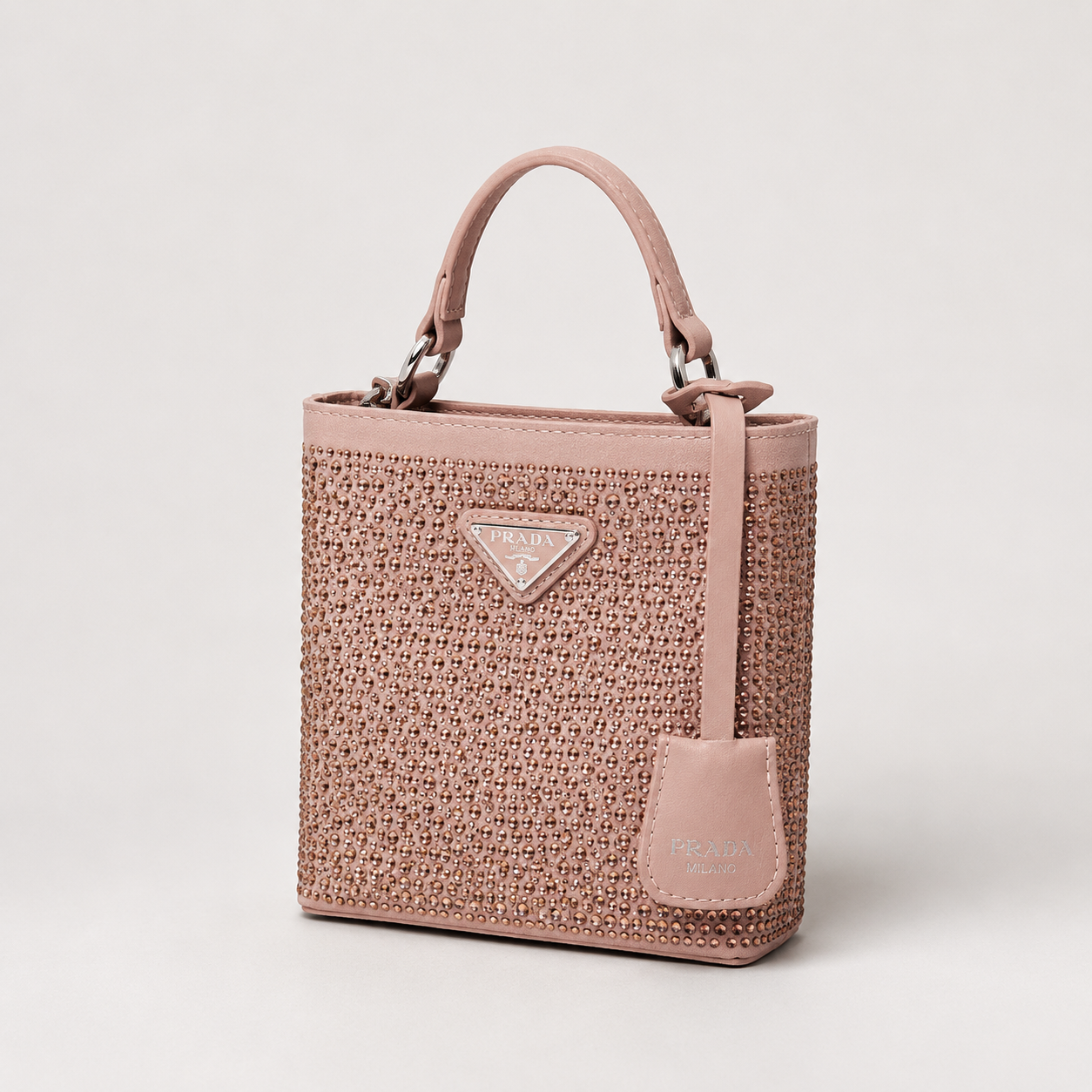 Prada Taşlı Kova - Prada çanta - görsel 4 | ZAINI
