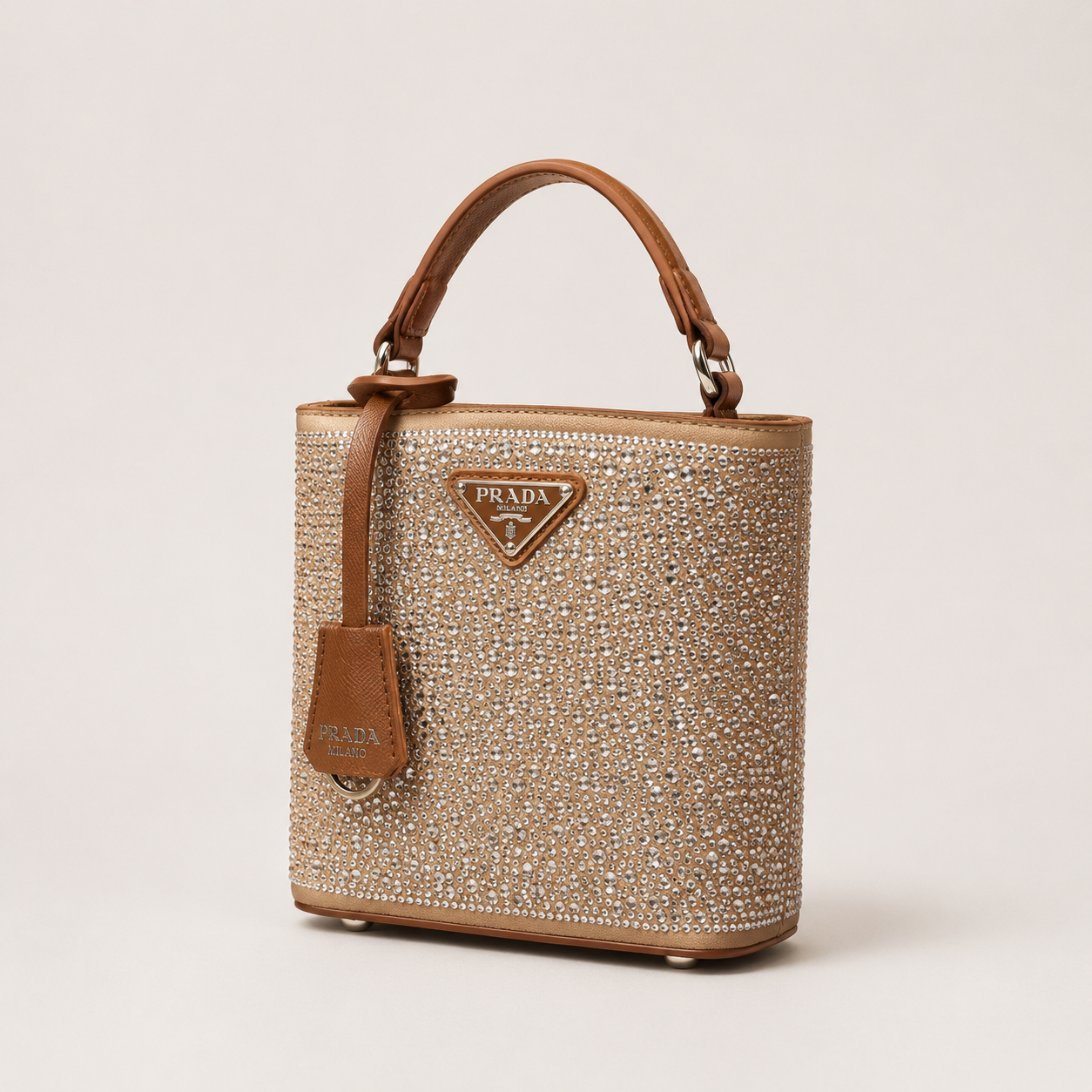Prada Taşlı Kova - Prada çanta - görsel 5 | ZAINI