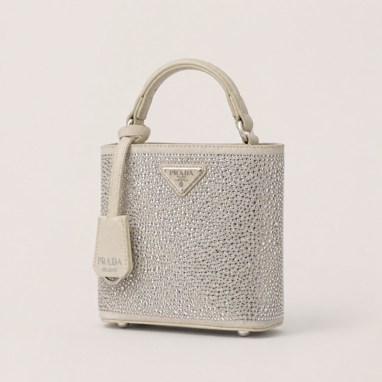 Prada Taşlı Kova - Prada çanta - görsel 7 | ZAINI