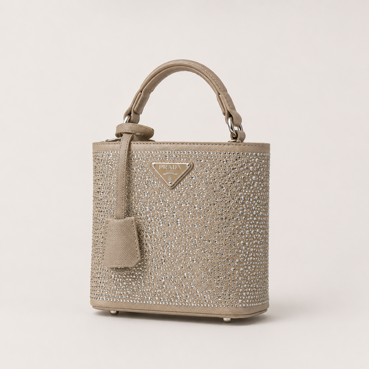Prada Taşlı Kova - Prada çanta - görsel 6 | ZAINI