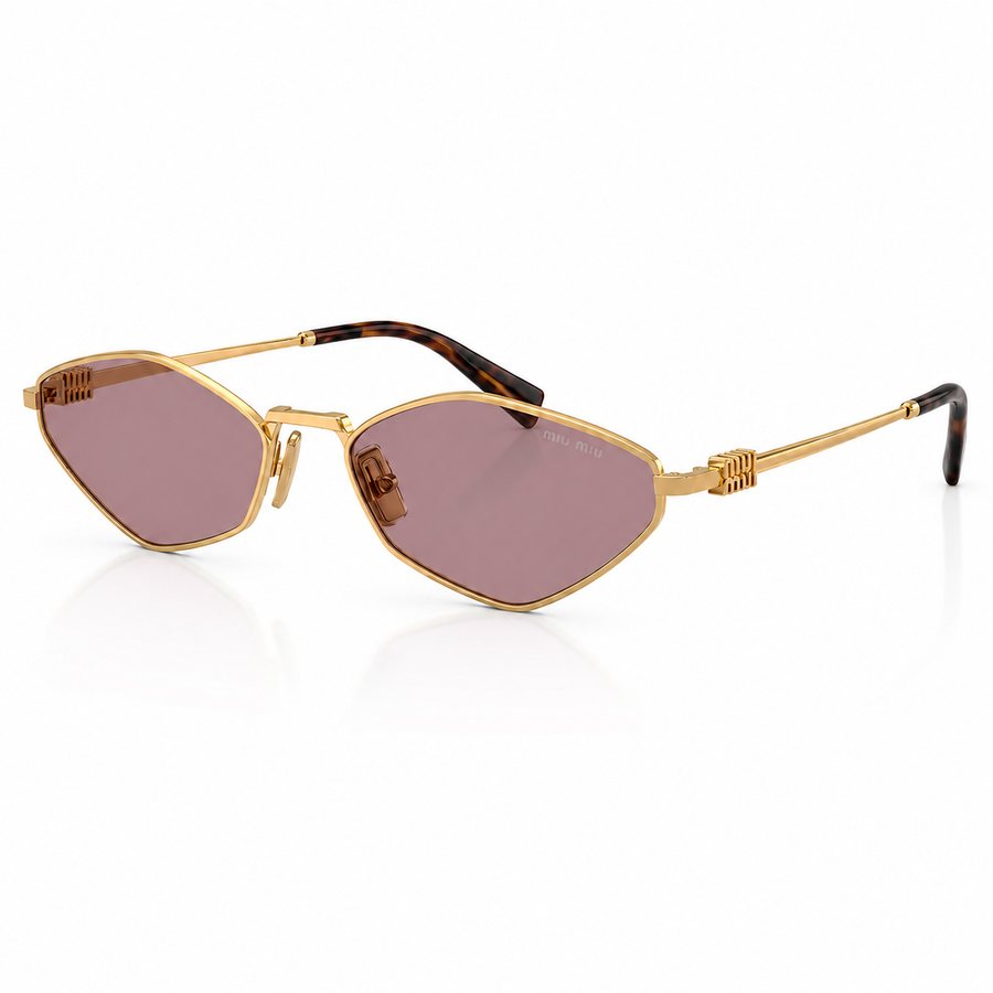 Miu Miu Brown Gold Güneş Gözlüğü - Miu Miu gözlük - görsel 1 | ZAINI
