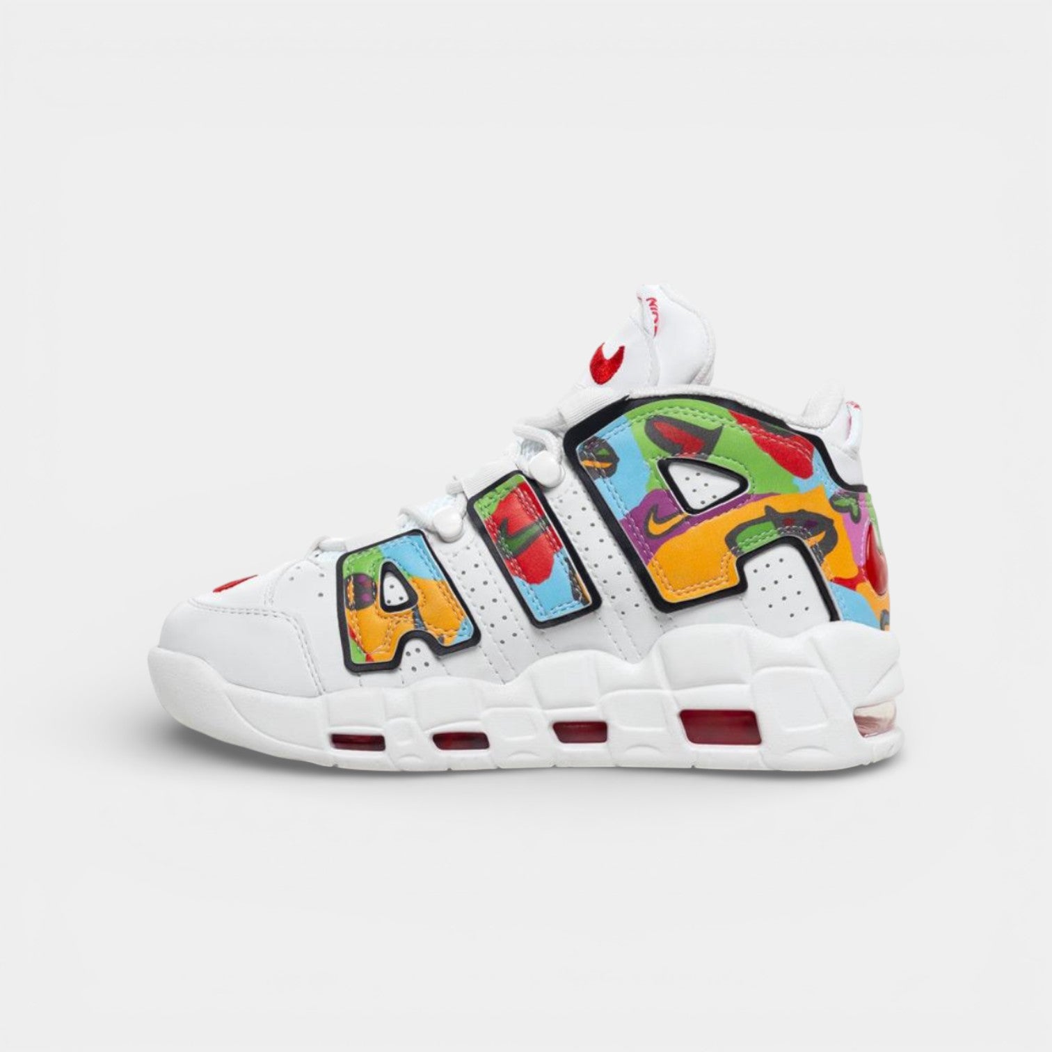 Nike Air More Uptempo Peace Love White/Multicolor - Nike ayakkabı - görsel 2 | ZAINI