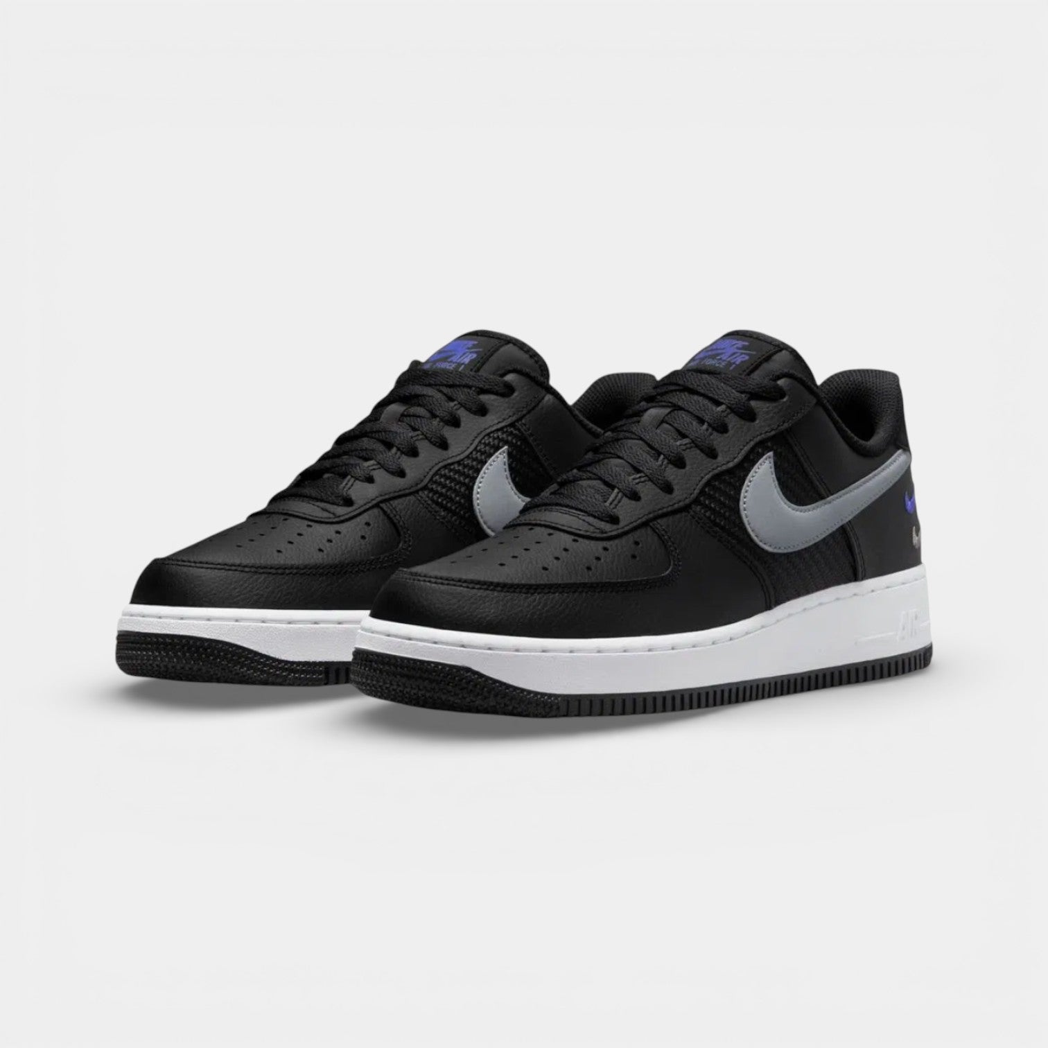Nike Air Force 1 ‘07 Double Swoosh-Black Racer Blue - Nike ayakkabı - görsel 2 | ZAINI