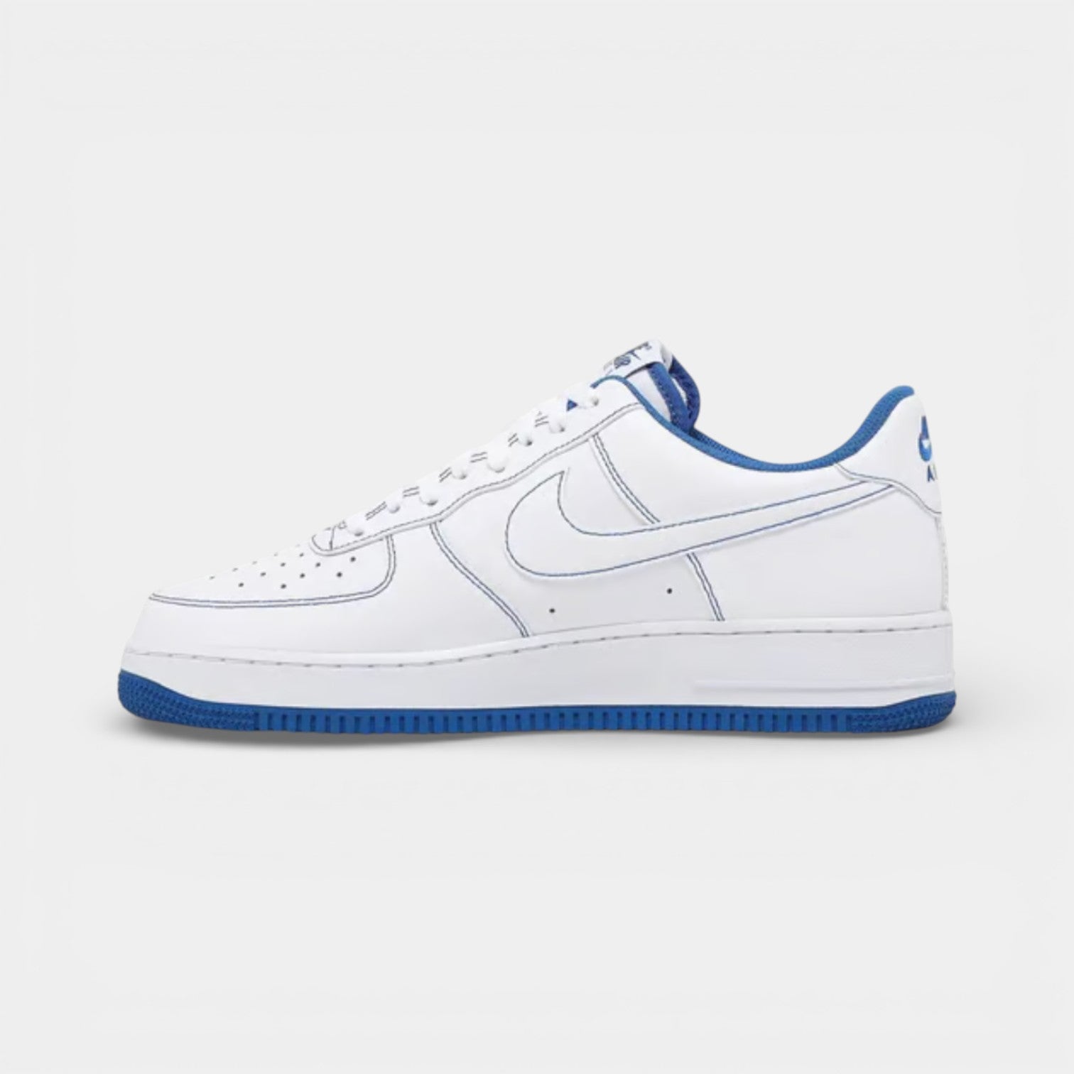 Nike Air Force 1 '07 Contrast Stitch White Navy - Nike ayakkabı - görsel 2 | ZAINI