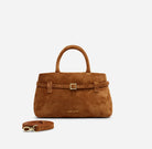Manu Atelier Le Cambon 25 Camel Suede - Manu Atelier çanta - görsel 1 | ZAINI