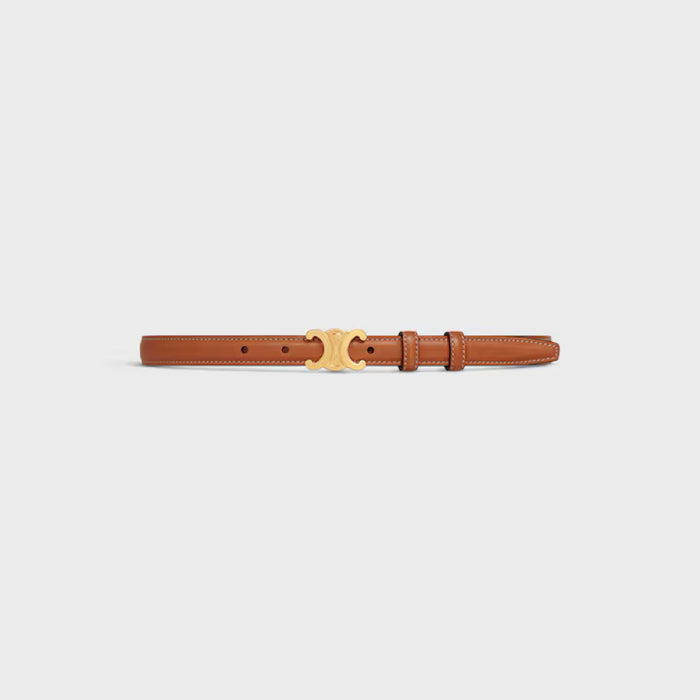 Celine Triomphe Belt in Natural Calfskin