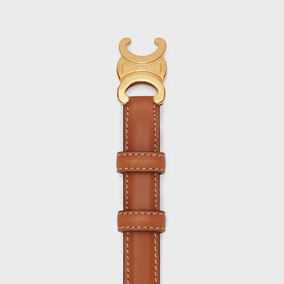 Celine Triomphe Belt in Natural Calfskin - Celine aksesuar - görsel 4 | ZAINI