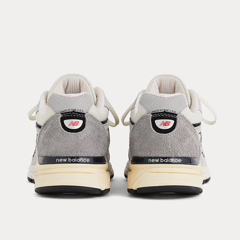 New Balance 990v4 USA Teddy Santis Grey Black Cream - New Balance ayakkabı - görsel 3 | ZAINI