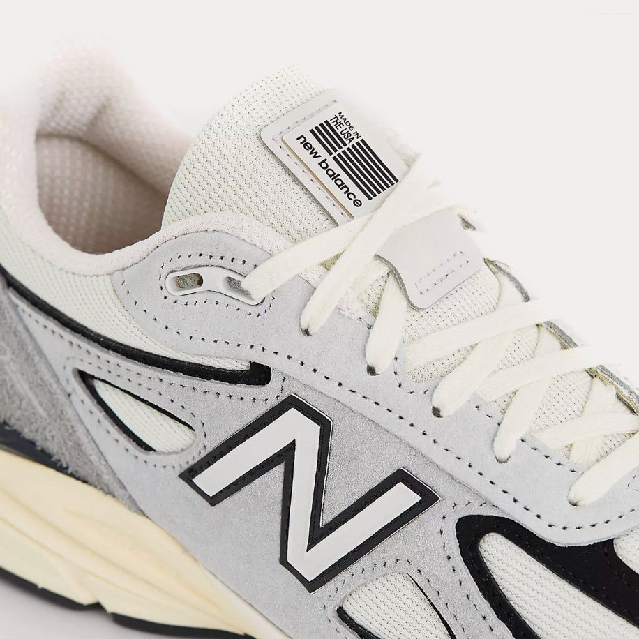 New Balance 990v4 USA Teddy Santis Grey Black Cream - New Balance ayakkabı - görsel 4 | ZAINI