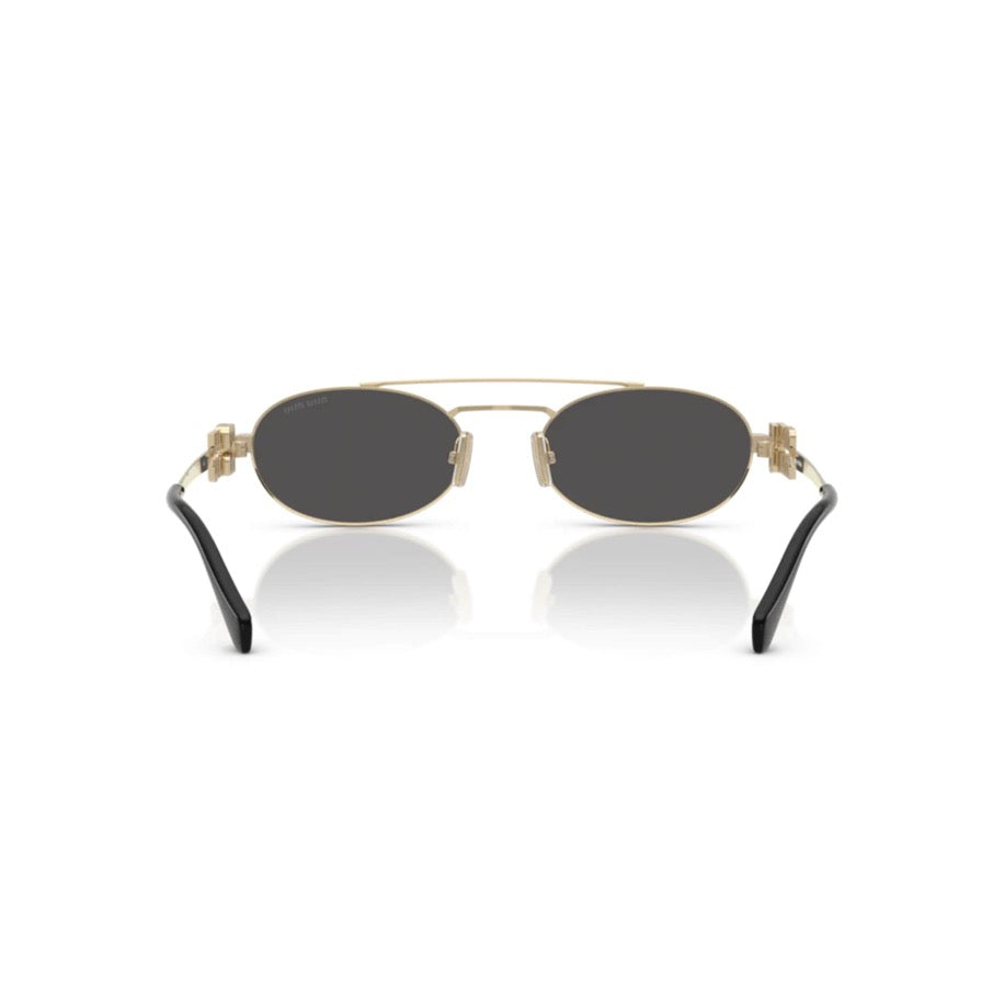 Miu Miu Logo 54ZS Pale Gold Dark Kadın Güneş Gözlüğü - Miu Miu gözlük - görsel 4 | ZAINI