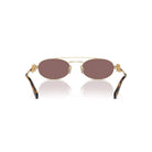 Miu Miu Brown Gold Güneş Gözlüğü - Miu Miu gözlük - görsel 3 | ZAINI