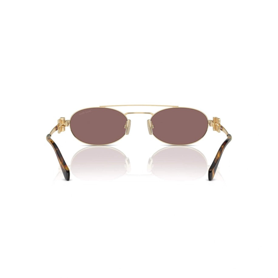 Miu Miu Brown Gold Güneş Gözlüğü - Miu Miu gözlük - görsel 3 | ZAINI