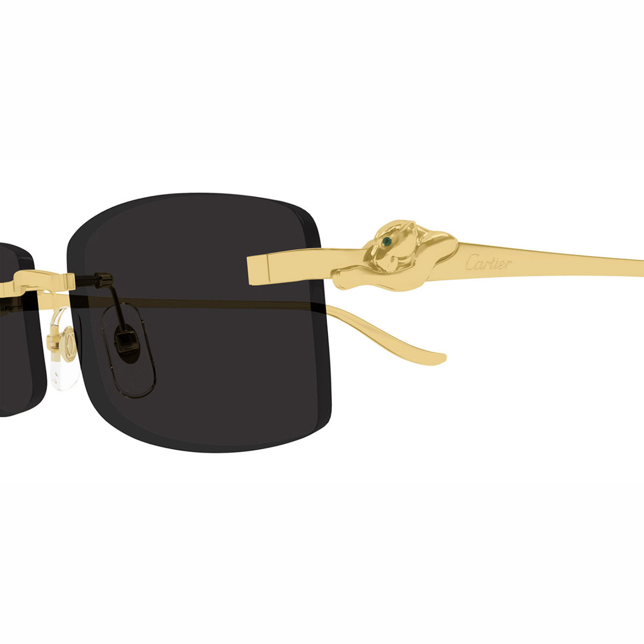 Cartier Black Gold Güneş Gözlüğü - Cartier gözlük - görsel 3 | ZAINI