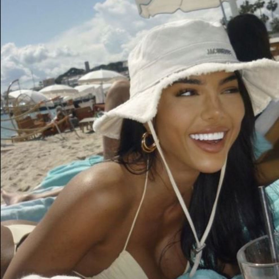 Jacquemus Bucket Hat White - Jacquemus çanta - görsel 3 | ZAINI