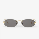 Fendi Rimless Oval Gold Black Güneş Gözlüğü - Fendi gözlük - görsel 2 | ZAINI