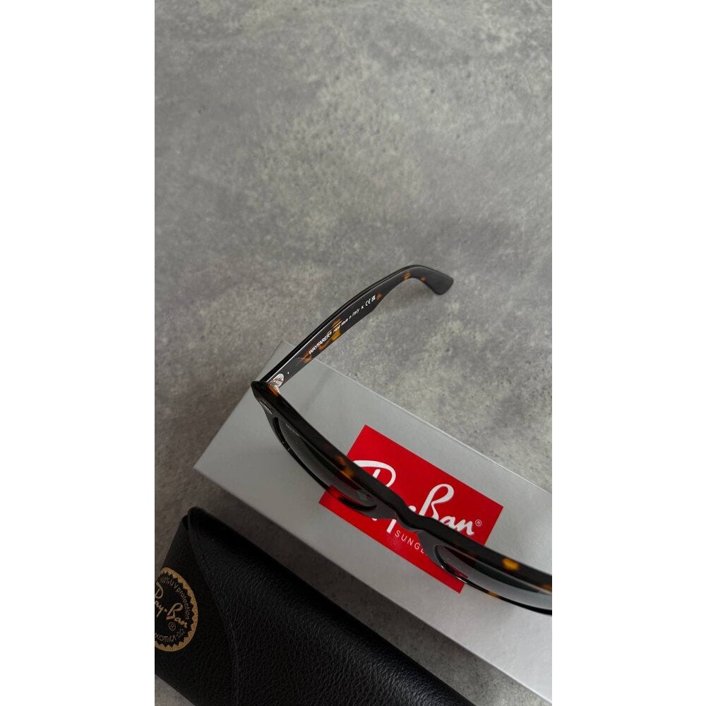 Ray-Ban Wayfarer Eğimli Unisex Leopard Güneş Gözlüğü - Ray-Ban gözlük - görsel 4 | ZAINI