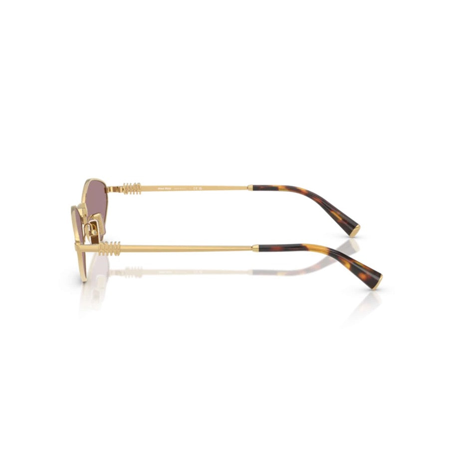 Miu Miu Brown Gold Güneş Gözlüğü - Miu Miu gözlük - görsel 3 | ZAINI