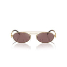 Miu Miu Brown Gold Güneş Gözlüğü - Miu Miu gözlük - görsel 2 | ZAINI
