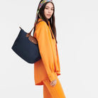 Longchamp La Pliage Large Navy - Longchamp çanta - görsel 4 | ZAINI