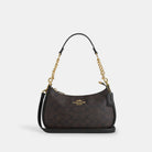 Coach Teri Shoulder Bag Walnut Black - Coach çanta - görsel 1 | ZAINI