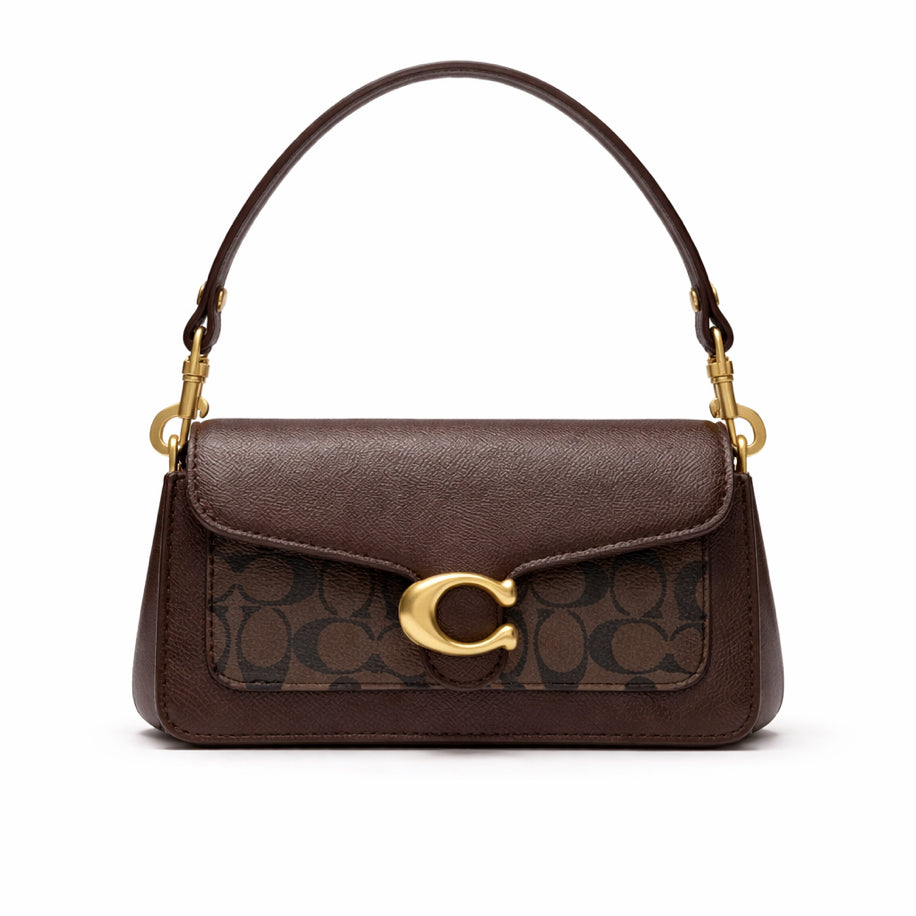 Coach Tabby Shoulder Monogram Bag 20 Bordeaux - Coach çanta - görsel 1 | ZAINI