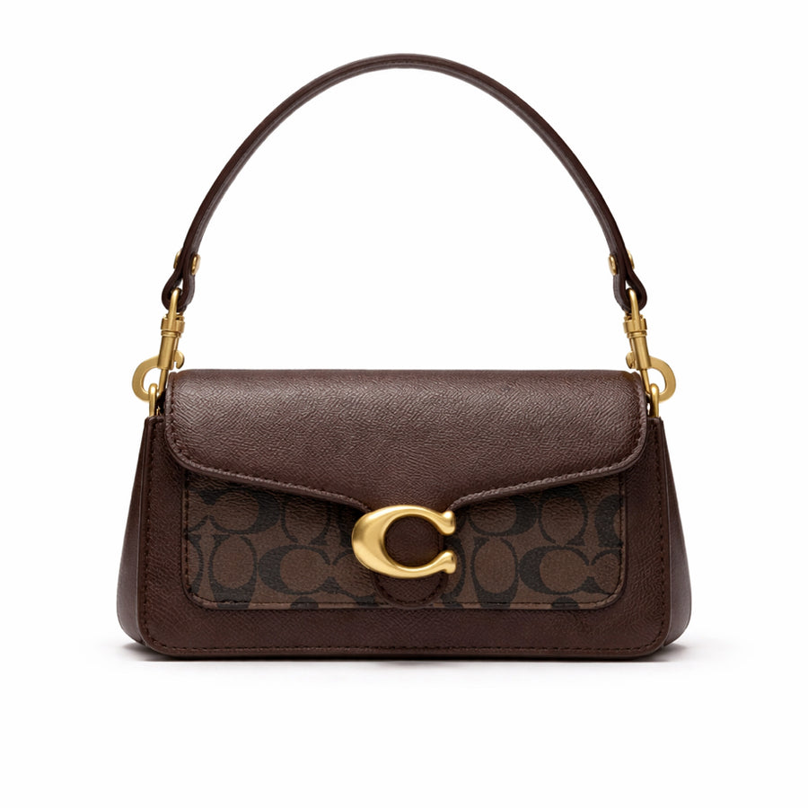 Coach Tabby Shoulder Monogram Bag 20 Bordeaux - Coach çanta - görsel 1 | ZAINI