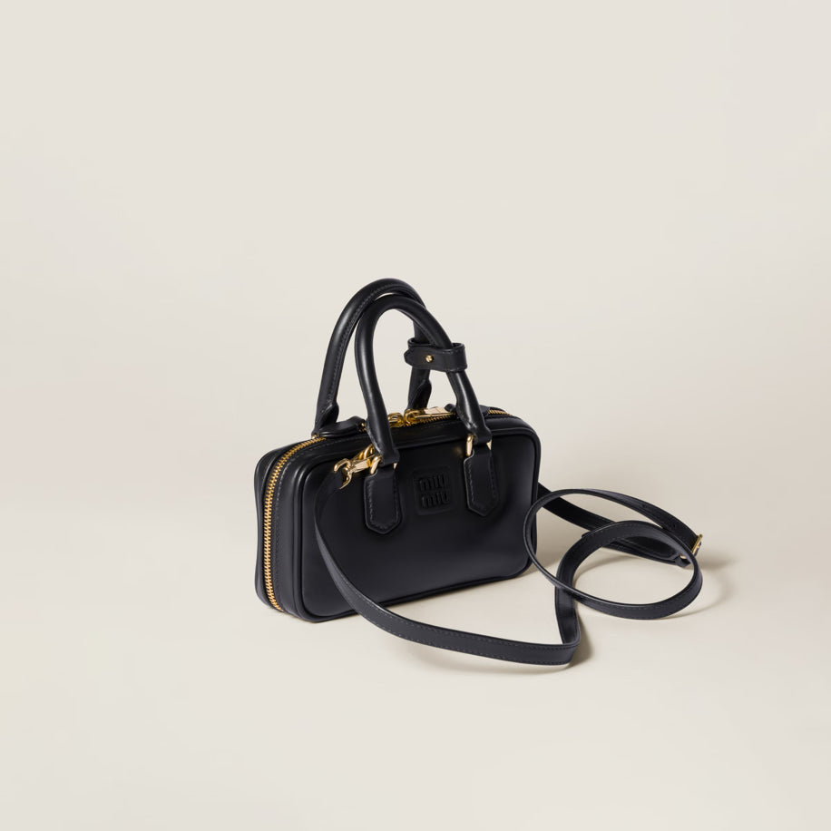 Miu Miu Arcadie Leather Bag Black - Miu Miu çanta - görsel 1 | ZAINI