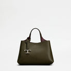Tod's Bag in Leather Micro Green - Tod's çanta - görsel 1 | ZAINI