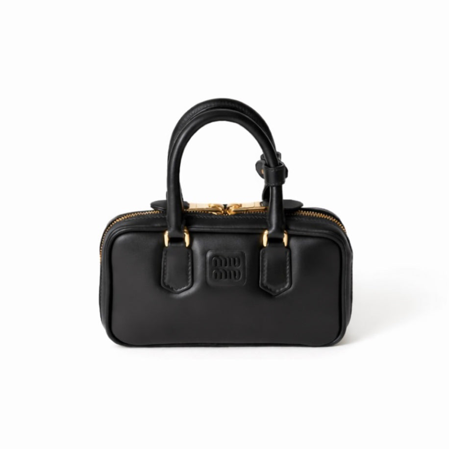 Miu Miu Arcadie Leather Bag Black - Miu Miu çanta - görsel 3 | ZAINI