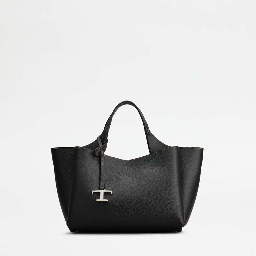Tod's Bag in Leather Micro Black - Tod's çanta - görsel 1 | ZAINI