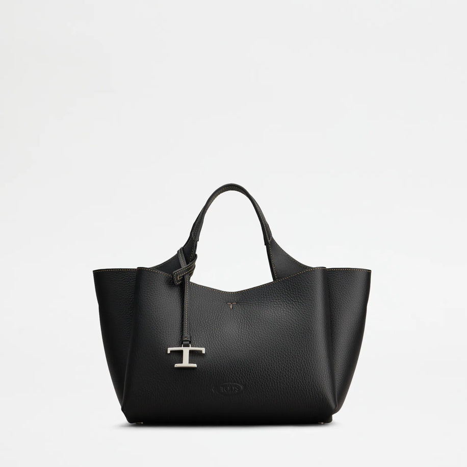Tod's Bag in Leather Micro Black - Tod's çanta - görsel 1 | ZAINI