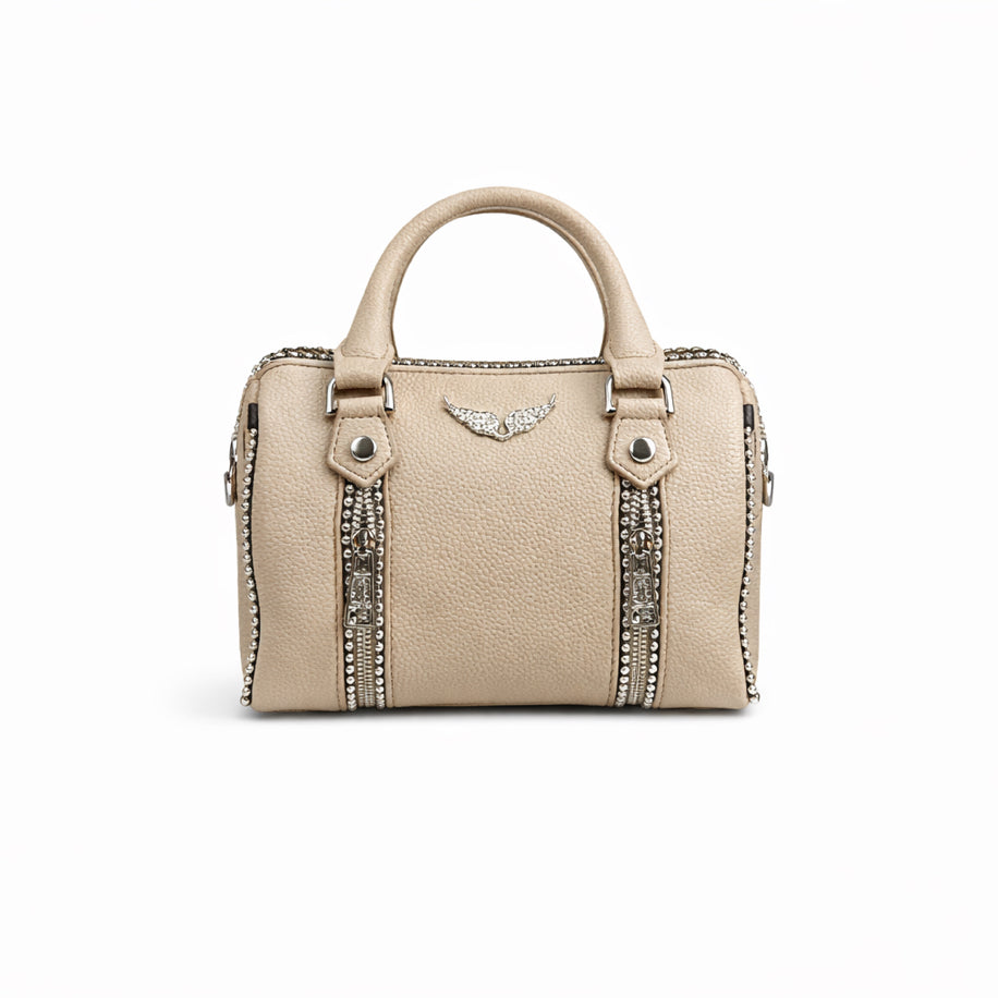 Zadig & Voltaire XS Sunny Studs Bag Cream - Zadig & Voltaire çanta - görsel 1 | ZAINI