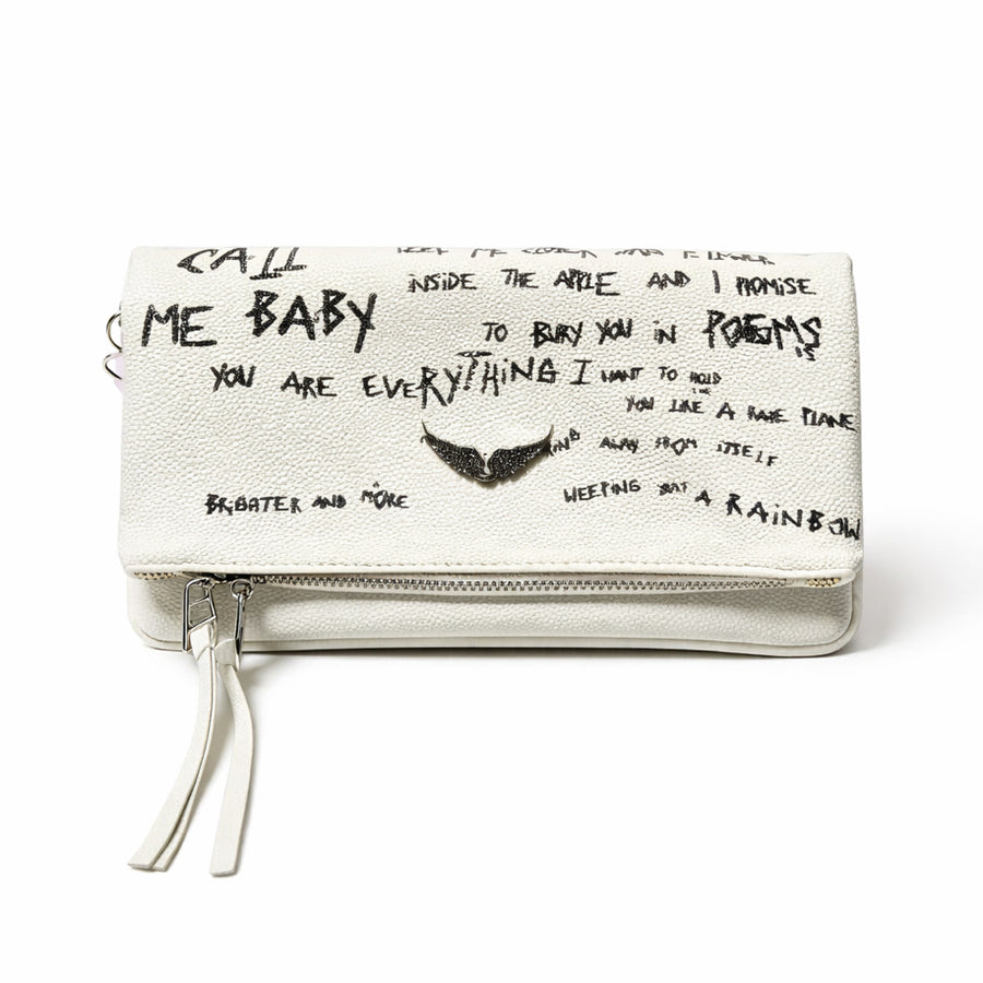 Zadig & Voltaire Rock Grafitti White Bag - Zadig & Voltaire çanta - görsel 1 | ZAINI