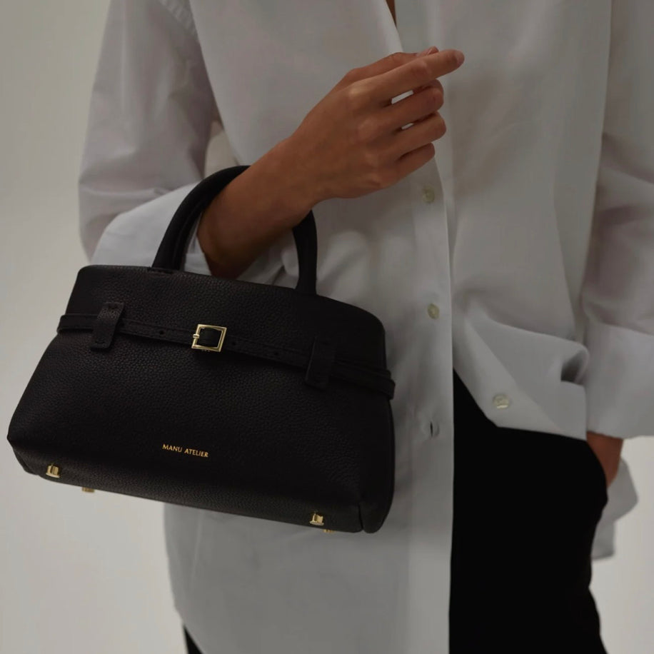 Manu Atelier Le Cambon 25 Black - Manu Atelier çanta - görsel 2 | ZAINI