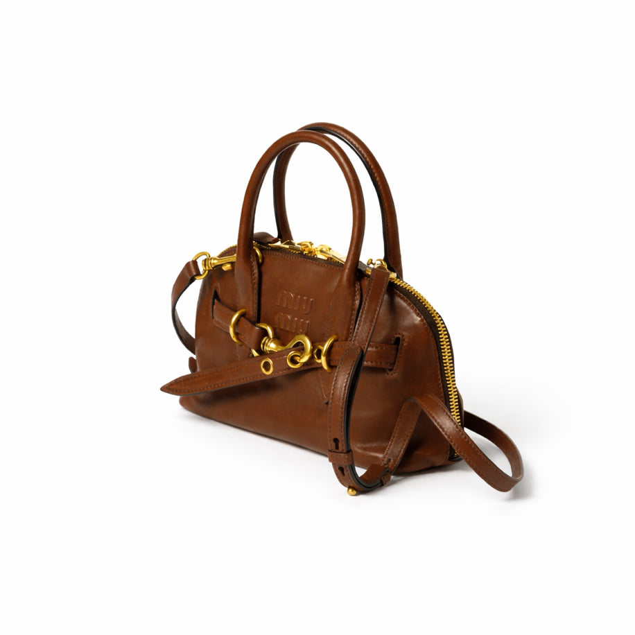 Miu Miu Aventure Nappa Leather Bag - Miu Miu çanta - görsel 3 | ZAINI