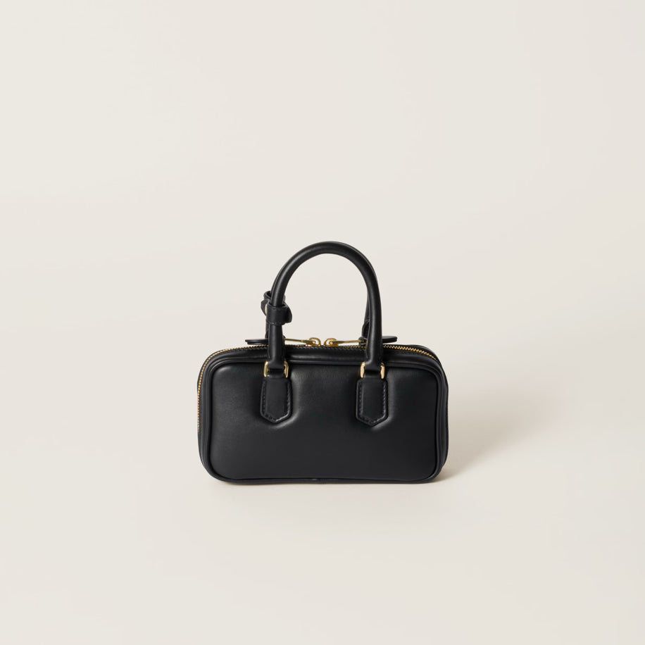 Miu Miu Arcadie Leather Bag Black - Miu Miu çanta - görsel 2 | ZAINI