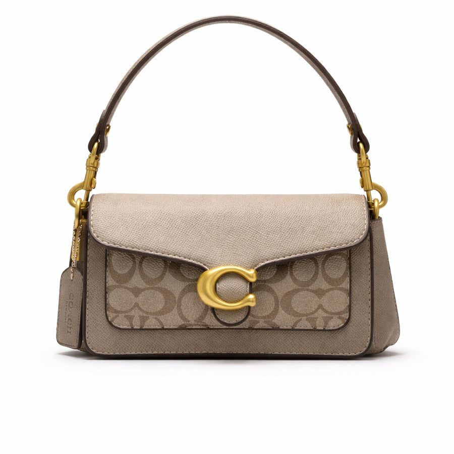Coach Tabby Shoulder Monogram Bag20’ Cream - Coach çanta - görsel 1 | ZAINI