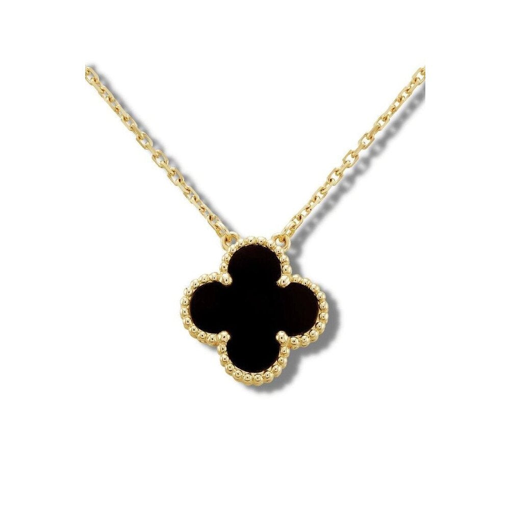 Van Cleef Kolye Gold-Black - Van Cleef & Arpels aksesuar - görsel 2 | ZAINI