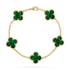 Van Cleef Bileklik Gold-Yeşil - Van Cleef & Arpels aksesuar - görsel 1 | ZAINI