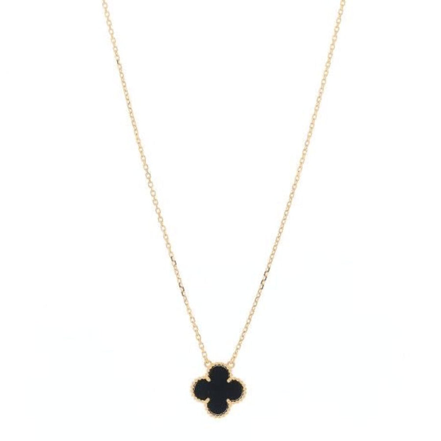 Van Cleef Kolye Gold-Black - Van Cleef & Arpels aksesuar - görsel 1 | ZAINI
