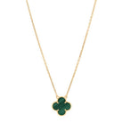 Van Cleef Kolye Gold – Yeşil - Van Cleef & Arpels aksesuar - görsel 1 | ZAINI