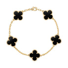 Van Cleef Bileklik Gold-Siyah - Van Cleef & Arpels aksesuar - görsel 1 | ZAINI