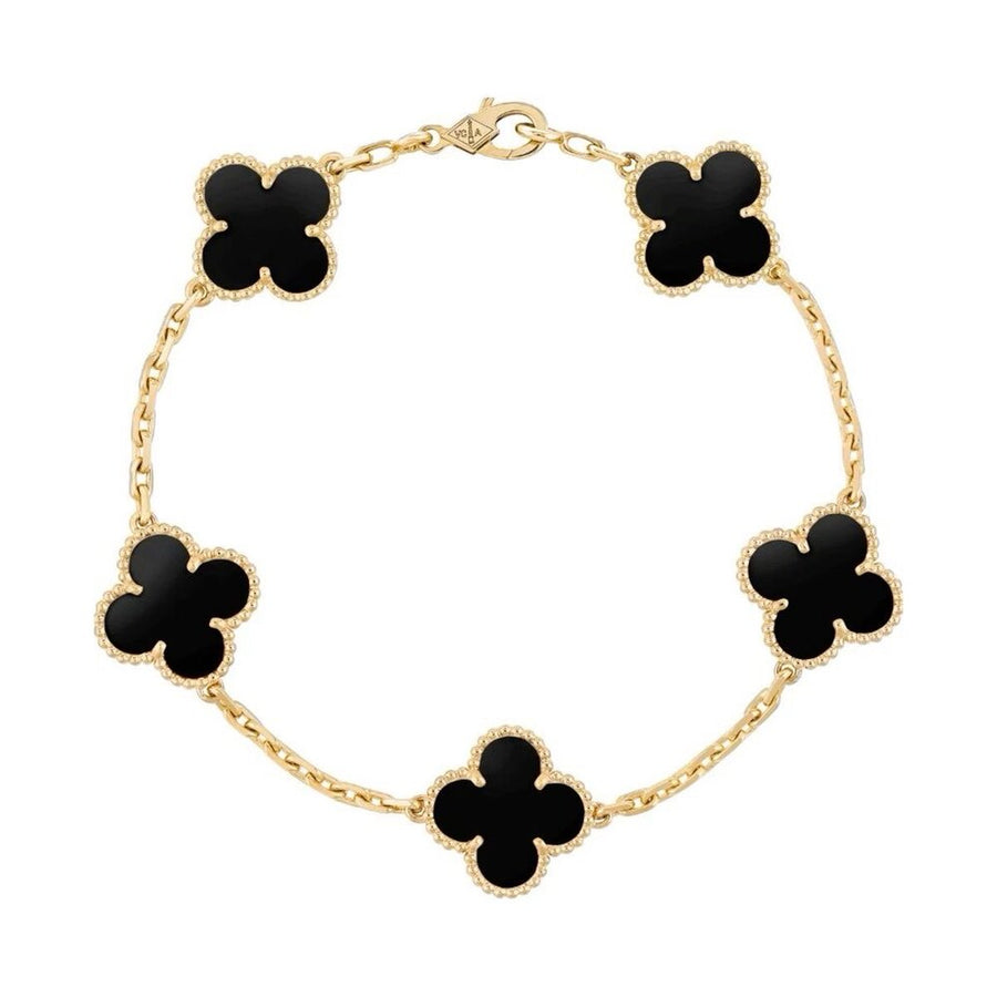 Van Cleef Bileklik Gold-Siyah - Van Cleef & Arpels aksesuar - görsel 1 | ZAINI