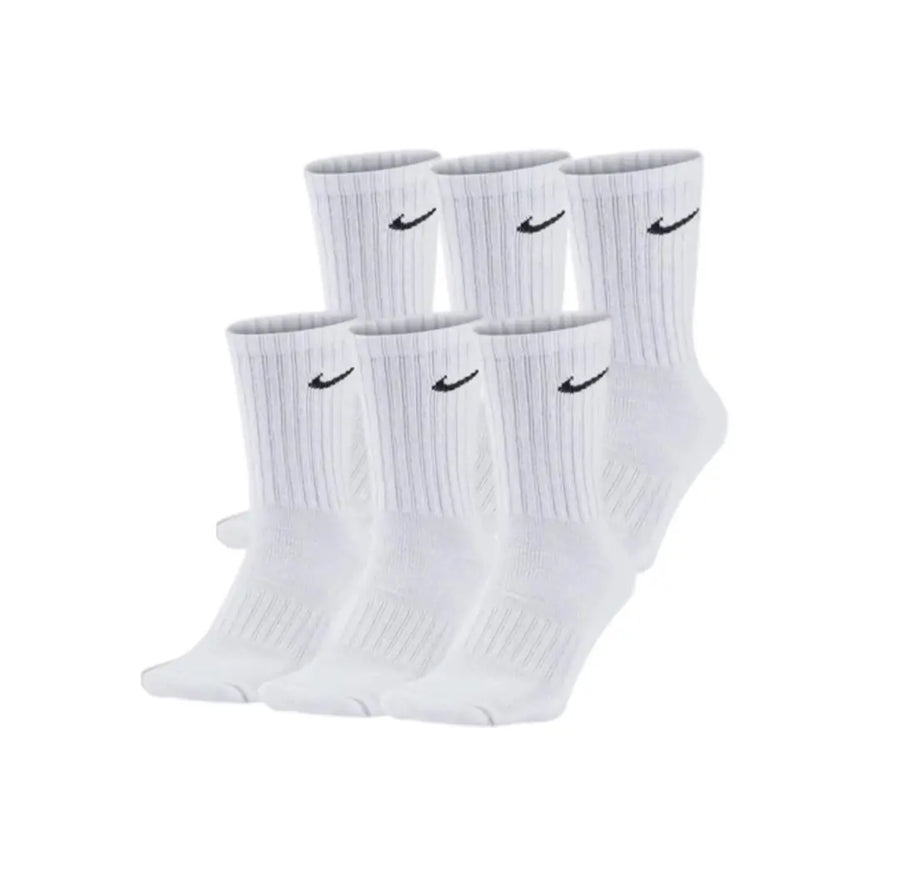 Nike Dri-FIT Çorap 6'lı Paket – Beyaz
