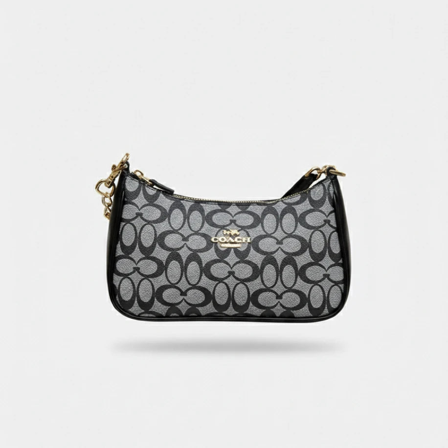 Coach Teri Shoulder Monogram Black - Coach çanta - görsel 1 | ZAINI